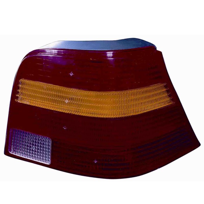 000437_AUTO.JPG Gruppo Ottico Posteriore Arancio Rosso Per Volkswagen Golf Iv Lato Sinistro Dal 1997/08 Al 2003/09