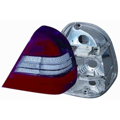 000222_AUTO.JPG Gruppo Ottico Posteriore Rosso Fume Per Mercedes Classe C W202 Lato Sinistro Dal 1996/05 Al 2000/04