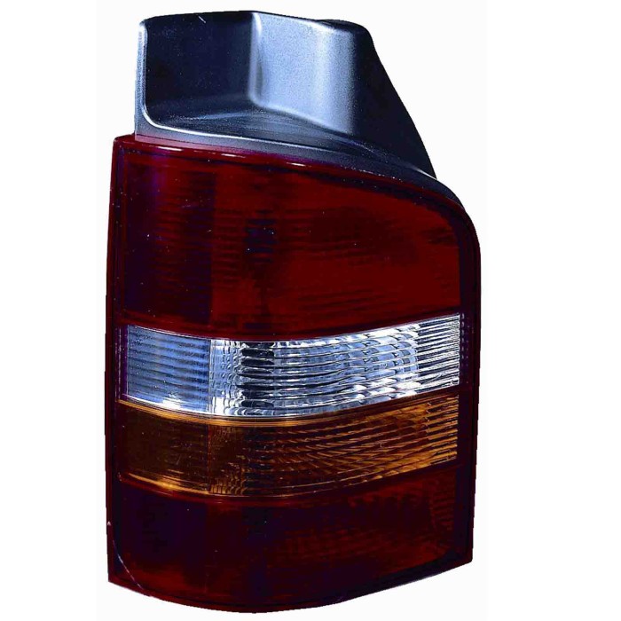 000456_AUTO.JPG Gruppo Ottico Posteriore Bianco Arancio Rosso Per Volkswagen Transporter T5 Lato Sinistro Dal 2003/03 Al 2009/07