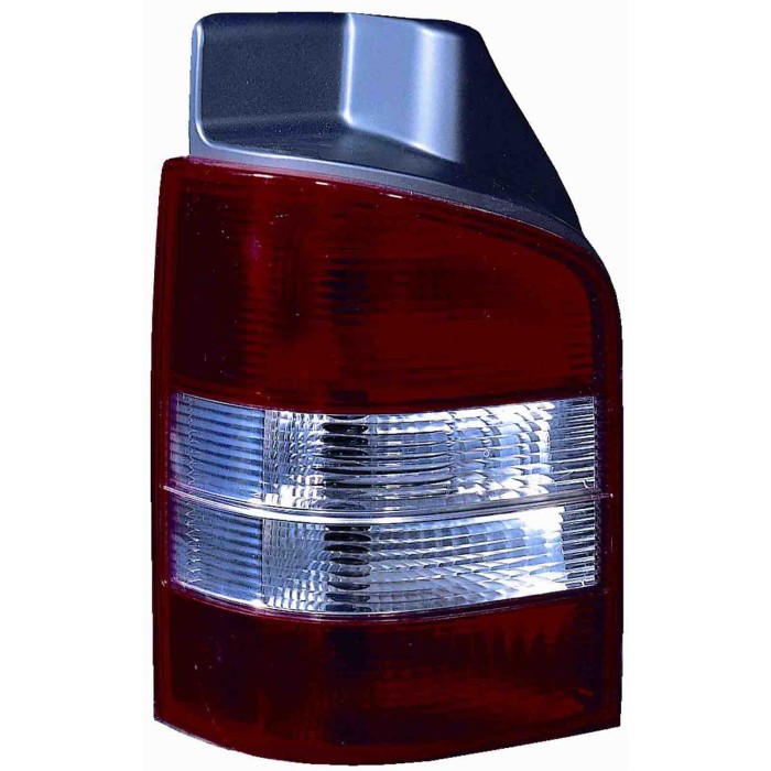 000456_AUTO.JPG Gruppo Ottico Posteriore Bianco Rosso Per Volkswagen Transporter T5 Lato Sinistro Dal 2003/03 Al 2009/07