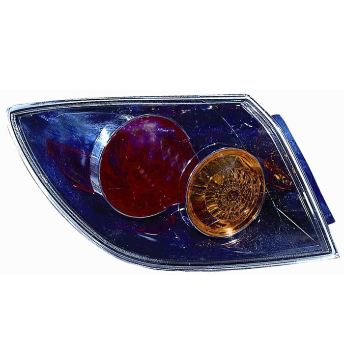000208_AUTO.JPG Gruppo Ottico Posteriore Esterno Crystal Per Mazda 3 Sx Dal 2003/11 Al 2009/03