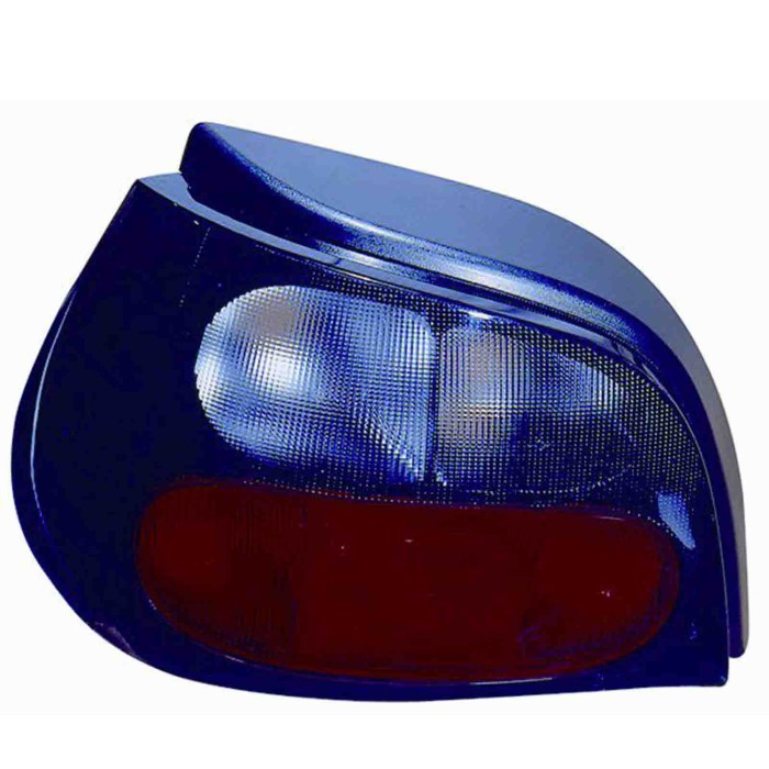000352_AUTO.JPG Gruppo Ottico Posteriore Fume Rosso Per Renault Megane Lato Destro Dal 1995/11 Al 1999/02 Versione 5 Porte