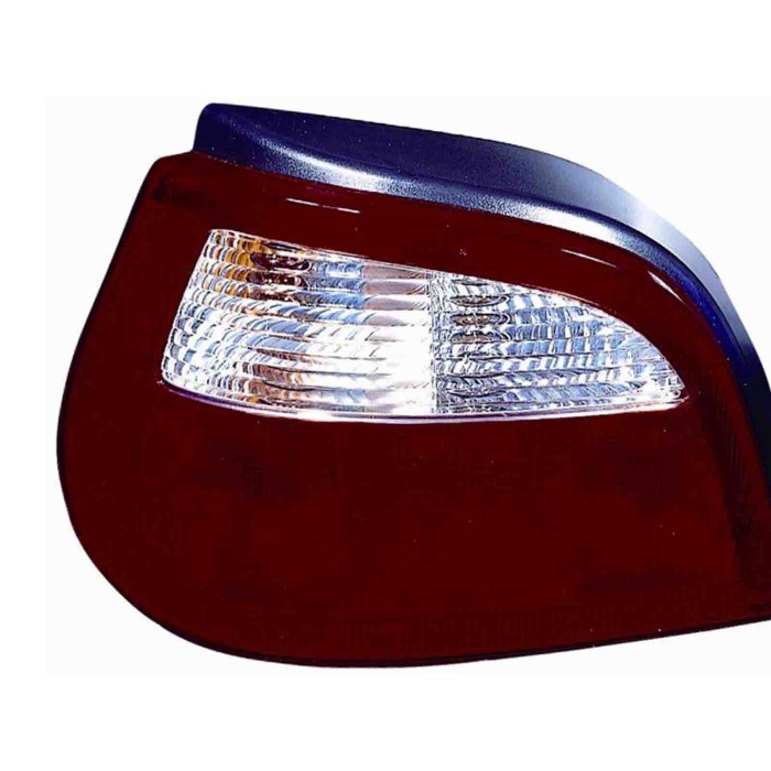 000353_AUTO.JPG Gruppo Ottico Posteriore Bianco Rosso Per Renault Megane Lato Sinistro Dal 1999/03 Al 2002/08 Versione 5 Porte