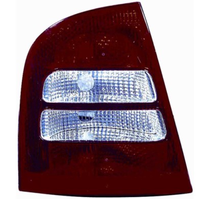 000392_AUTO.JPG Gruppo Ottico Posteriore Bianco Rosso Per Skoda Octavia Lato Destro Dal 2000/09 Al 2004/12