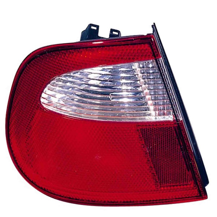 000377_AUTO.JPG Gruppo Ottico Posteriore Bianco-rosso Per Seat Ibiza - Cordoba Lato Destro Dal 1999/03 Al 2001/08