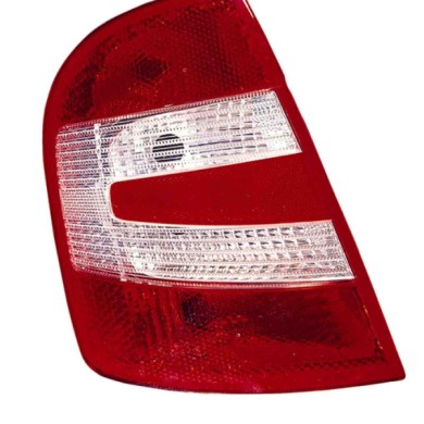 000528_AUTO.JPG Gruppo Ottico Posteriore Bianco-rosso Per Skoda Fabia Lato Destro Dal 2005/01 Al 2007/05 Versione 5 Porte