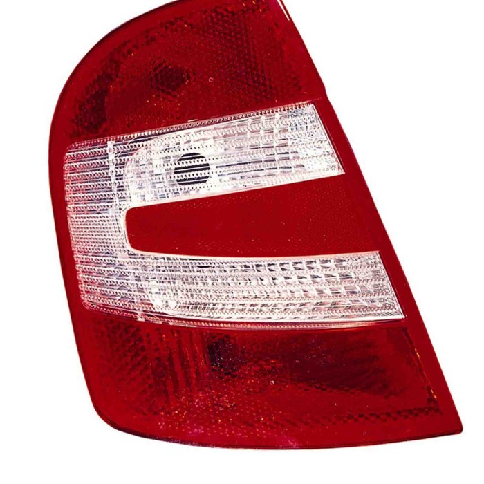 000528_AUTO.JPG Gruppo Ottico Posteriore Bianco-rosso Per Skoda Fabia Lato Sinistro Dal 2005/01 Al 2007/05 Versione 5 Porte