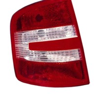 000528_AUTO.JPG Gruppo Ottico Posteriore Bianco-rosso Per Skoda Fabia Lato Destro Dal 2005/01 Al 2007/05 Versione 4 Porte