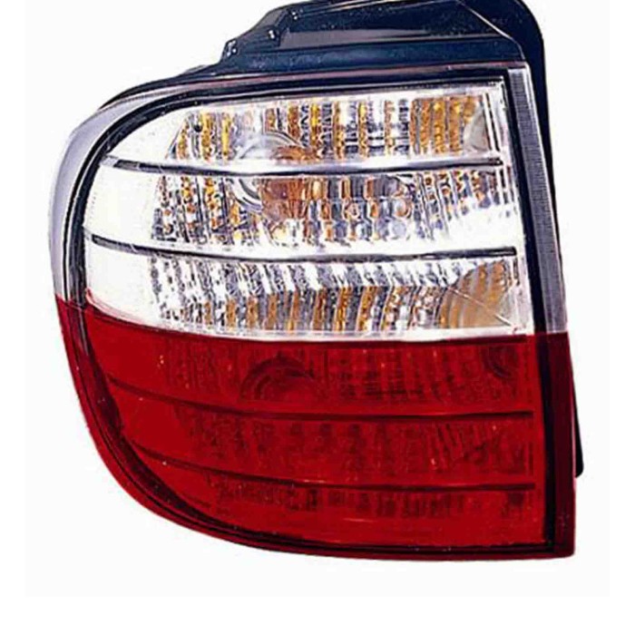 000693_AUTO.JPG Gruppo Ottico Posteriore Bianco-rosso Per Hyundai H1 Lato Sinistro Dal 2005/12 Al 2007/12