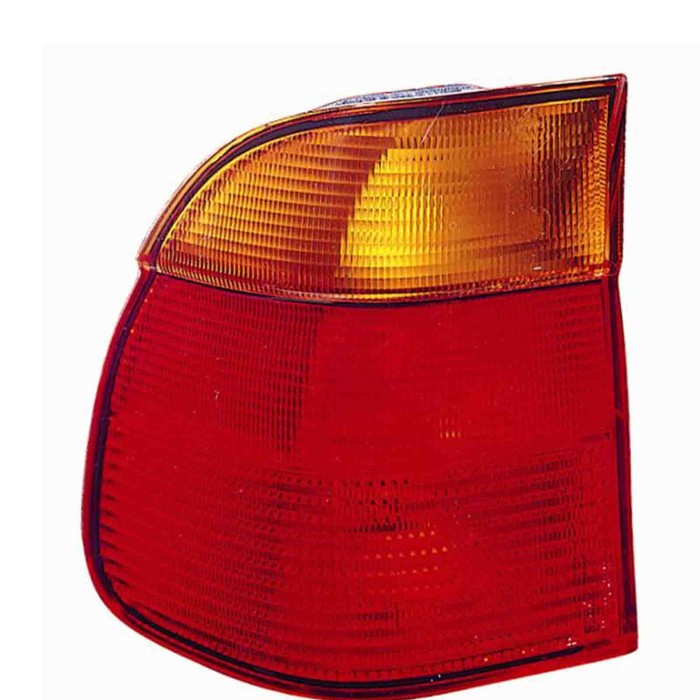 000051_AUTO.JPG Gruppo Ottico Posteriore Arancio/rosso Per Bmw Serie 5 E39 Lato Destro Dal 1995/12 Al 2000/08