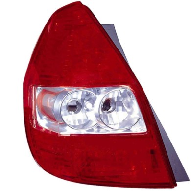 000168_AUTO.JPG Gruppo Ottico Posteriore Bianco-rosso Per Honda Jazz Lato Sinistro Dal 2002/01 Al 2007/08