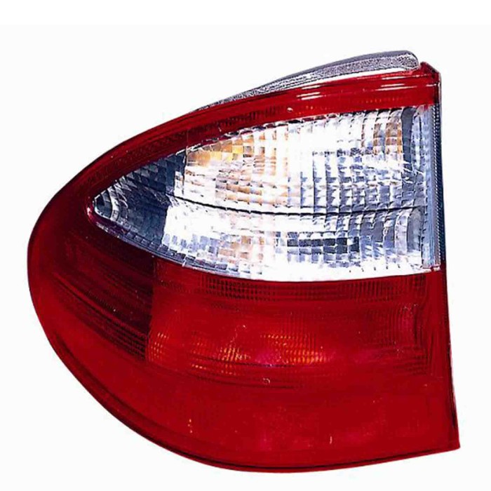 000225_AUTO.JPG Gruppo Ottico Posteriore Esterno Bianco-rosso Per Mercedes Classe E W210 Lato Sinistro Dal 1999/07 Al 2002/03