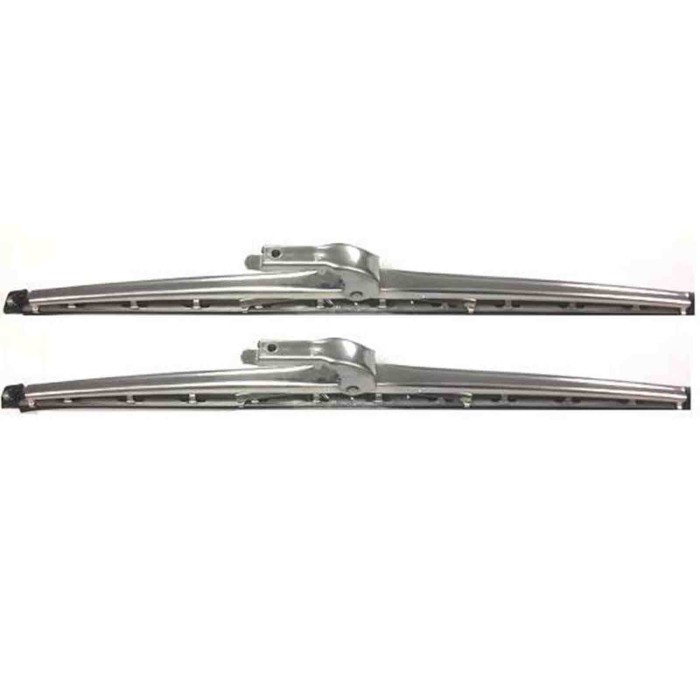 000091_AUTO.JPG Spazzole Tergicristallo 11" 280mm Cromata Attacco Grande Fiat 500 F-l- R 65/75