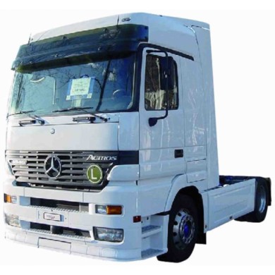 62310.JPG Fendinebbia H3 Vetro Liscio Per Mercedes Actros Lato Destro Dal 1996/09 Al 2003/05