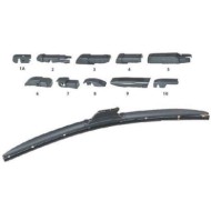 Spazzole Tergicristallo 17" 425mm Ecoflat 10 Adattatori Per Ecoflat