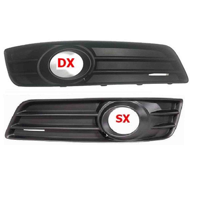 000816_AUTO.JPG Griglia Fendinebbia Nero Per Audi A3 3 Porte Lato Destro Dal 2008/07 Al 2012/07
