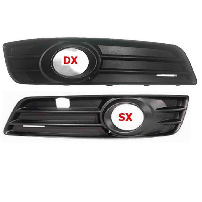 000816_AUTO.JPG Griglia Fendinebbia Nero Per Audi A3 3 Porte Lato Sinistro Dal 2008/07 Al 2012/07