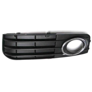 000776_AUTO.JPG Griglia Fendinebbia Bordo Cromato A 3 Profili Per Audi A4 Lato Destro Dal 2007/11 Al 2011/12