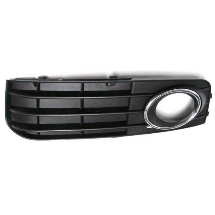 000776_AUTO.JPG Griglia Fendinebbia Bordo Cromato A 3 Profili Per Audi A4 Lato Destro Dal 2007/11 Al 2011/12