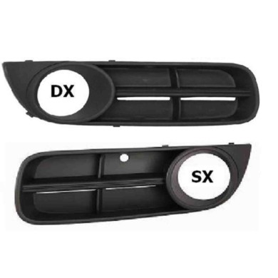 000717_AUTO.JPG Griglia Fendinebbia Per Skoda Fabia Lato Destro Dal 2007/06 Al 2010/03
