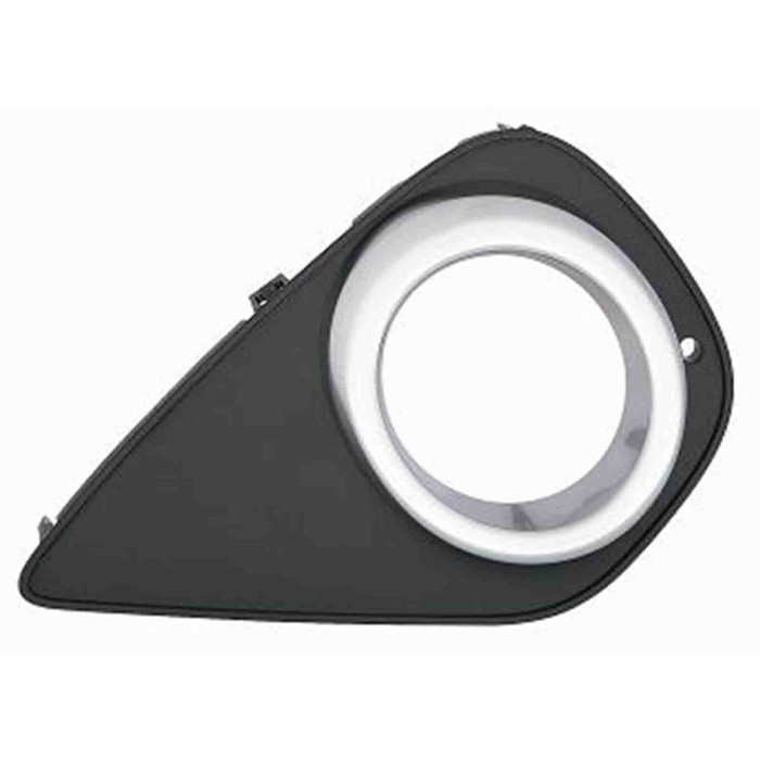 001276_AUTO.JPG Griglia Fendinebbia Nera Lucida Per Toyota Yaris Lato Destro Dal 2014/11 Al 2016/02