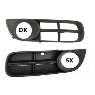 000717_AUTO.JPG Griglia Fendinebbia Per Skoda Fabia Lato Sinistro Dal 2007/06 Al 2010/03