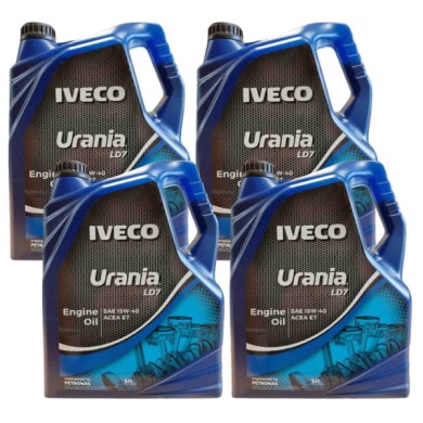 LD4.jpg Petronas Iveco Urania Ld7 15w40 Olio Motore Diesel Turbocompressi E Veicoli Commerciali. Kit Promozione 20 Litri