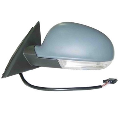000711_AUTO.JPG Retrovisore Elettrico Term. C/fan. E Luce Cort. Per Skoda Superb Lato Sinistro Dal 2006/07 Al 2007/08