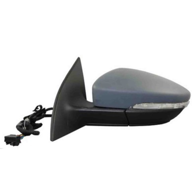 000819_AUTO.JPG Retrovisore Elettrico Term. Rib. C/fan. E Luce Di Cort. Per Volkswagen Scirocco Lato Sinistro Dal 2008/10