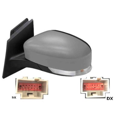 000991_AUTO.JPG Retrovisore Elettrico Term. C/fanalino Per Ford Focus Lato Destro Dal 2011/03 Al 2013/12