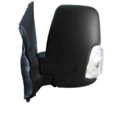 001266_AUTO.JPG Retrovisore Manuale Braccio Corto C/fan. Bianco Per Ford Transit Lato Destro Dal 2014/03 Al 2019/12
