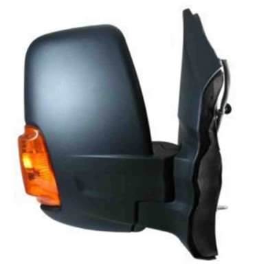 001266_AUTO.JPG Retrovisore Elettrico Term. Rib. Braccio Corto C/fan. Arancio Per Ford Transit Lato Destro Dal 2014/03 Al 2019/1
