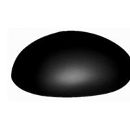 Calotta Nera Per Citroen C1 Lato Sinistro Dal 2005/06 Al 2014/05