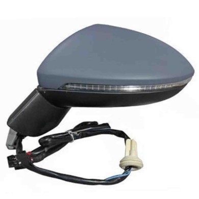 001222_AUTO.JPG Retrovisore Elettrico Term. Rib. C/ Fan. E Luce Di Cortesia Per Volkswagen Golf Sportsvan Lato Sinistro Dal 2014