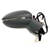 Retrovisore Elettrico Term. Rib. C/fan E Luce Di Cortesia Per Volkswagen Golf Sportsvan Lato Destro Dal 2014/06