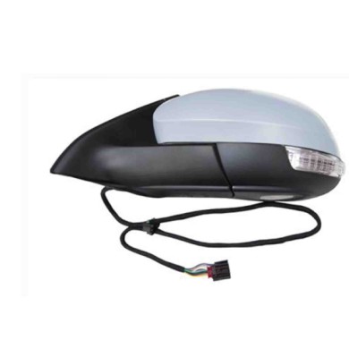 001074_AUTO.JPG Retrovisore Elettrico Term. Rib. C/fan. E Luce Di Cort. Per Volkswagen Tiguan Lato Destro Dal 2011/09 Al 2015/12
