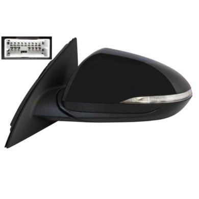 001446_AUTO.JPG Retrovisore Elettrico Termico Rib. C/fanalino Per Hyundai I30 Lato Destro Dal 2017/02