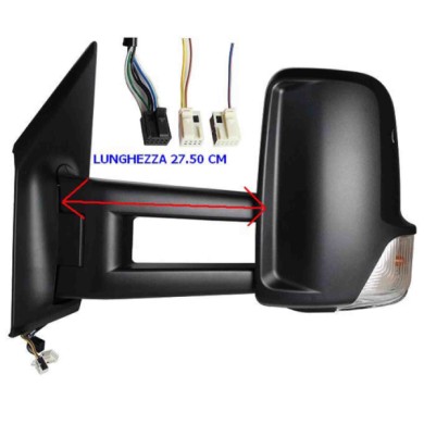 001502_AUTO.JPG Retrovisore Elettrico Termico C/fan. Braccio Extra Lungo Per Mercedes Sprinter Lato Destro Dal 2018/06