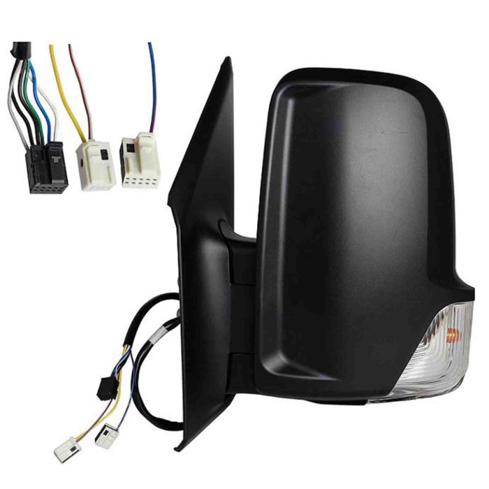001502_AUTO.JPG Retrovisore Elettrico Termico C/fan. Braccio Corto Per Mercedes Sprinter Lato Destro Dal 2018/06