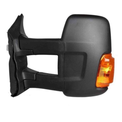 001266_AUTO.JPG Retrovisore Manuale Braccio Lungo C/fan. Arancio 16w Per Ford Transit Lato Sinistro Dal 2014/03 Al 2019/12