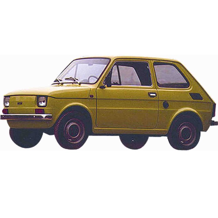 88540.JPG Retrovisore A Calice Cromato A Morsetto Per Fiat 126 / 126 Bis Dal 1972/01 Al 1982/12