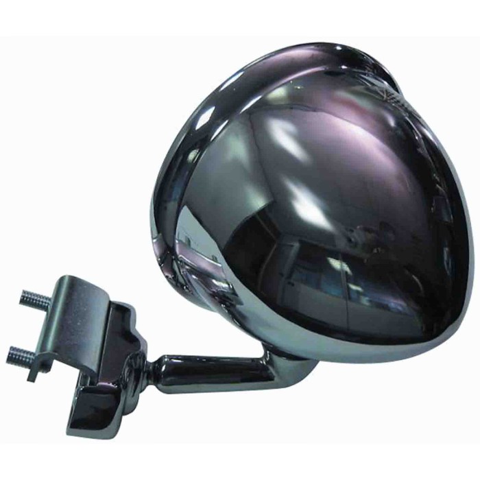 000088_AUTO.JPG Retrovisore A Calice Cromato A Morsetto Per Fiat 126 / 126 Bis Dal 1972/01 Al 1982/12