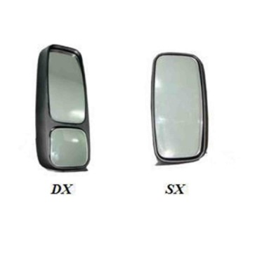 000479_AUTO.JPG Retrovisore Manuale Per Volvo Truck Fh-fl12-fl16-fm7-fm12 Lato Sinistro Dal 1993/01 Al 2001/12