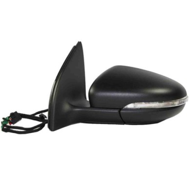 000790_AUTO.JPG Retrovisore Elettrico Term. Rib. C/fan E Luce Di Cort. Per Volkswagen Golf Vi Lato Destro Dal 2008/11 Al 2012/09