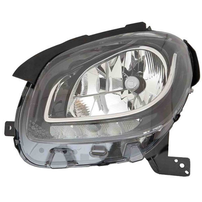 001336_AUTO.JPG Proiettore H4 C/luce Diurna A Led Elettrico Senza Motore Per Smart Fortwo Lato Destro Dal 2014/11