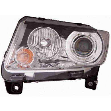 001033_AUTO.JPG Proiettore H9-p27-7w-wy21w Con Motore Per Jeep Compass Lato Destro Dal 2011/06 Al 2016/12