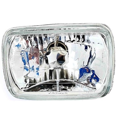 000687_AUTO.JPG Proiettore H4 Rettangolare Senza Luce Di Posizione Per Universale