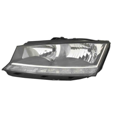 001647_AUTO.JPG Proiettore H7-h7-py24w-w21/5w C/luce Diurna A Led Con Motore Per Skoda Fabia Lato Destro Dal 2018/09 Al 2021/05
