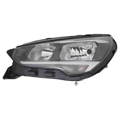 001581_AUTO.JPG Proiettore H7-h15-py24w Con Motore Elettrico Per Opel Corsa Lato Destro Dal 2019/07
