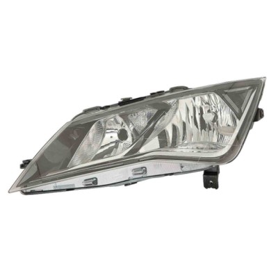 001651_AUTO.JPG Proiettore H7-h7 Con Luce Diurna A Led E Motore Elettrico Per Seat Leon Lato Destro Dal 2017/01 Al 2019/12